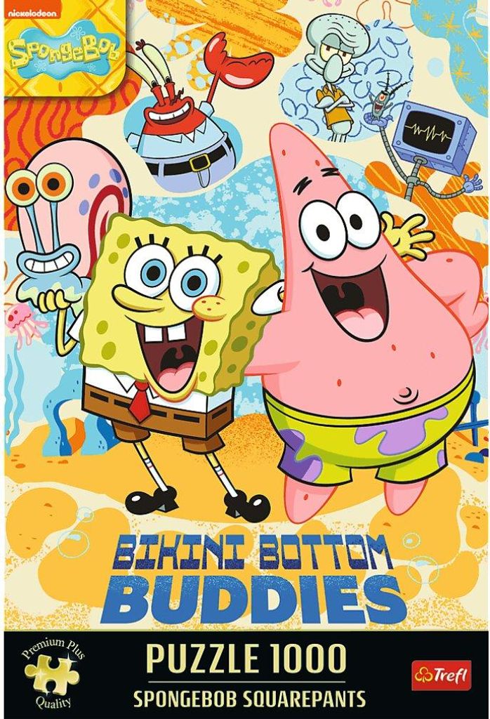 Trefl Premium Plus Quality SpongeBob 1000, 1000 kusov, Obrázok produktu 