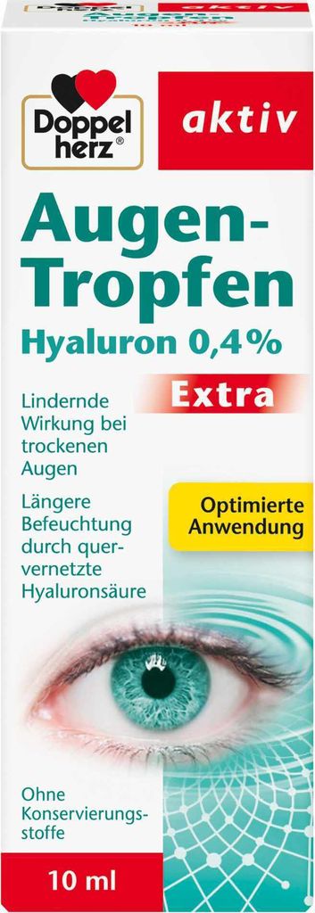 Očné kvapky Double Heart Hyaluron 0,4 % (10 ml) Obrázok produktu 