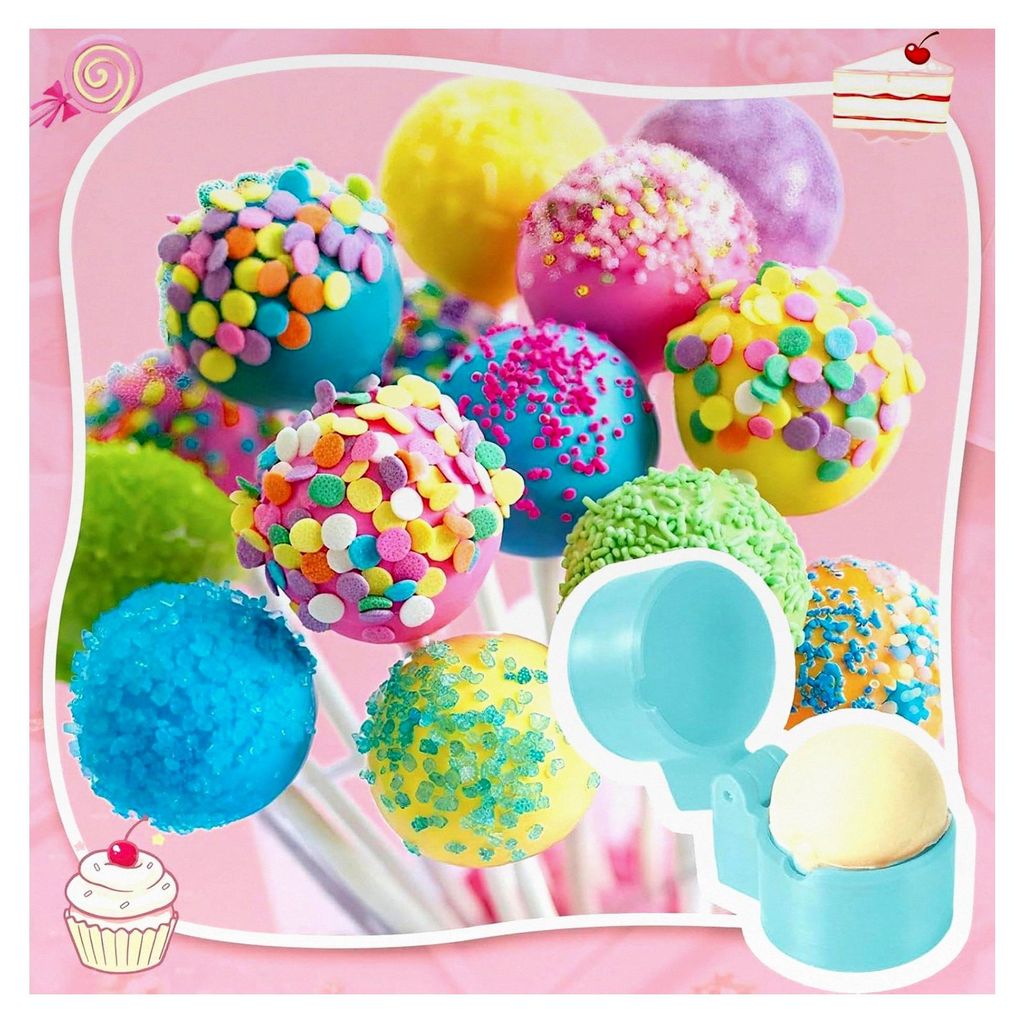 Cake Pop Backform – 5-teiliges 3D-Set mit Antihaft-Design für kreative Backwerkzeuge zur Dekoration von Kuchen und Desserts