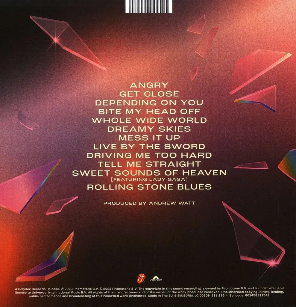 Album Rolling Stones Hackney Diamonds Édition Luxe CD + Blu-ray pour Salon
