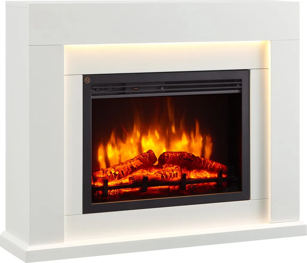 Cheminée électrique sans conduit - Chauffage d'appoint propre et sûr 2kW
