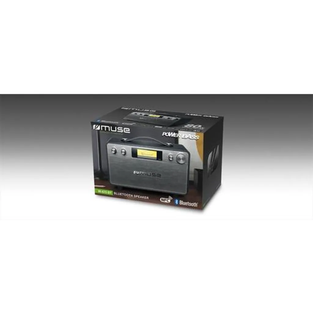 Muse M670BT Enceinte Bluetooth Noire Idéale pour Soirées et Usage Extérieur - 5