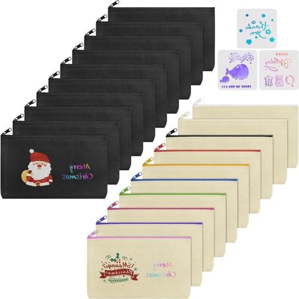 Lot de 20 sachets plastiques bicolores résistants pour bricolage DIY