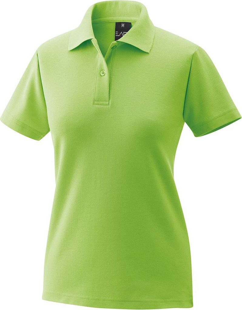 Damenpoloshirt Fb. lemongreen Gr. 2XL : 65% Baumwolle 35% Produktbild 