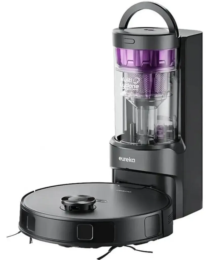 Eureka E20 Plus Aspirateur Robot Laveur avec Station de Vidage Auto