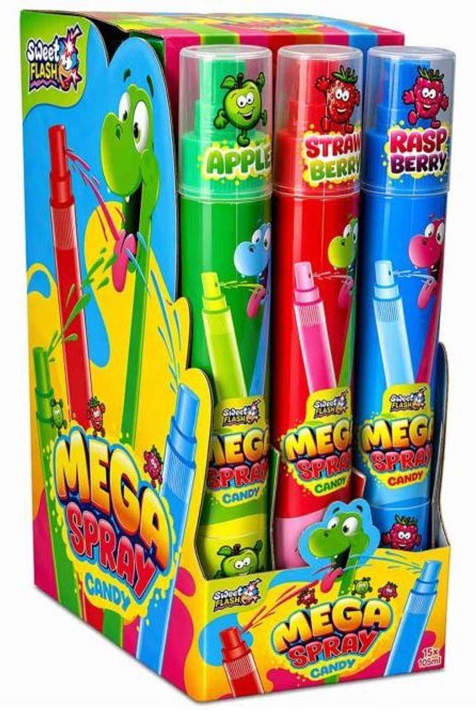 Sweet Flash Mega Spray Candy 15x105ml Produktbild 