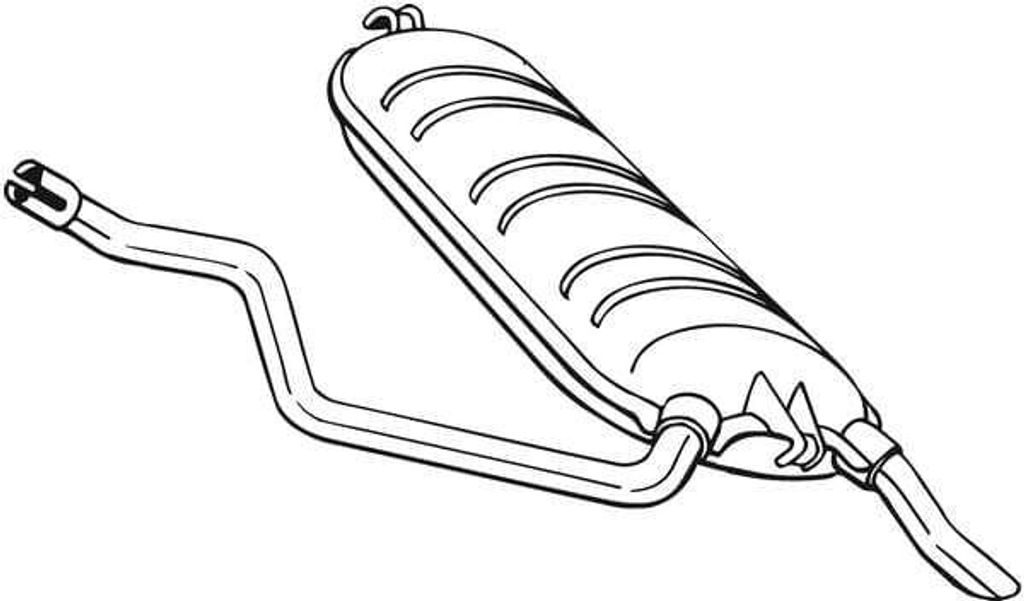 Bosal Endschalldämpfer  278-239 Produktbild 