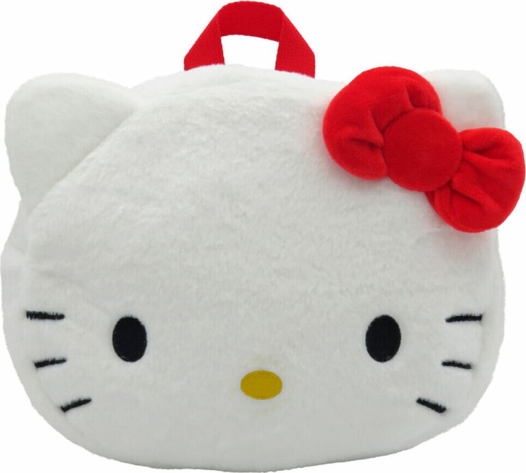 Hello Kitty face plush Rucksack 24cm Produktbild 