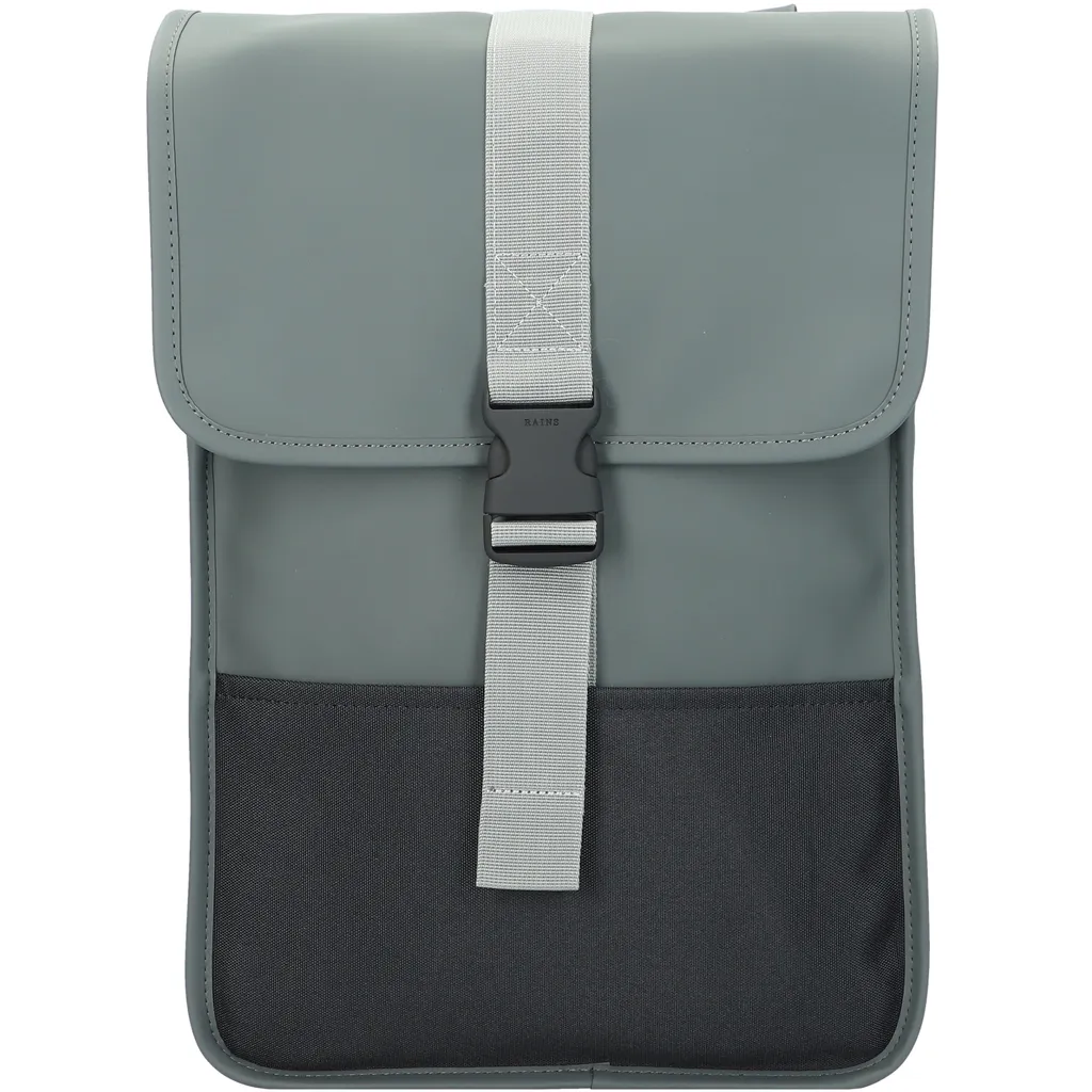 Rains 1370 Buckle Backpack Mini Slate : Sac à dos imperméable gris - 7