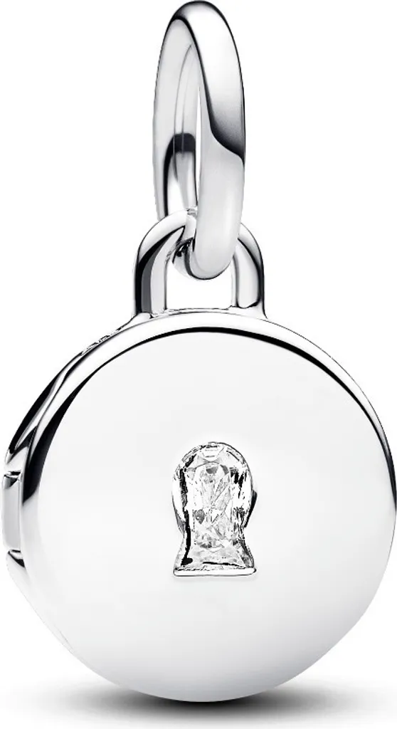 Pendentif Charm Médaillon d'Amour Pandora en Argent pour Femme Gravable