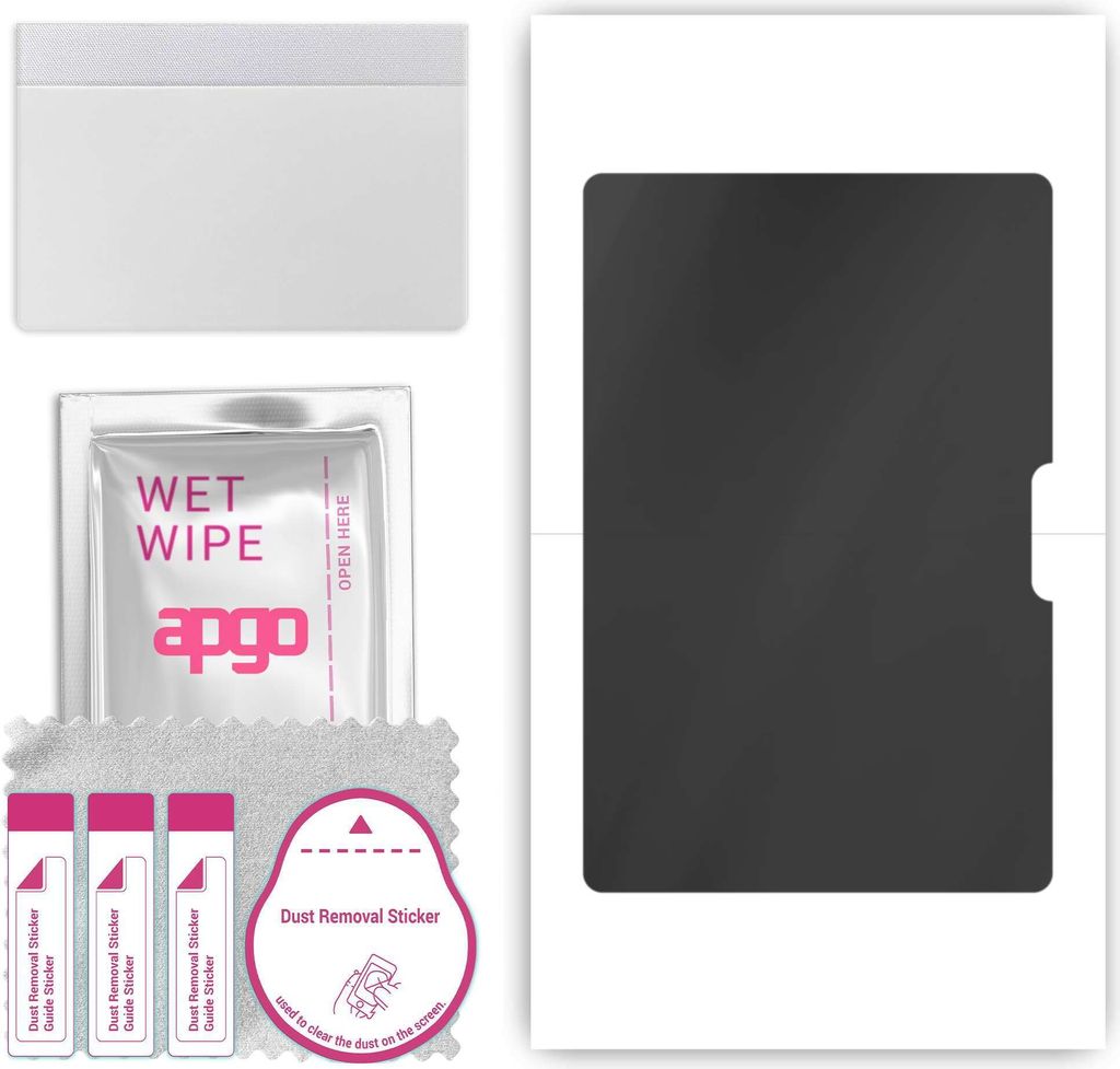 apgo Hydrogel Blickschutzfolie, Matt, kompatibel mit ZTE Nubia Pad 3D II, Privacy Displayschutzfolie, Schutzfolie mit Positionierhilfe, Anti-Spy, k...