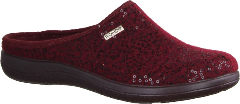 Rohde Bari Damenschuhe Pantoletten Rot Freizeit Produktbild 
