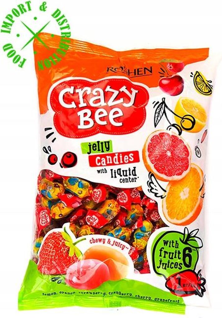 Galaretki Owocowe Crazy Bee 1 kg Obrázok produktu 