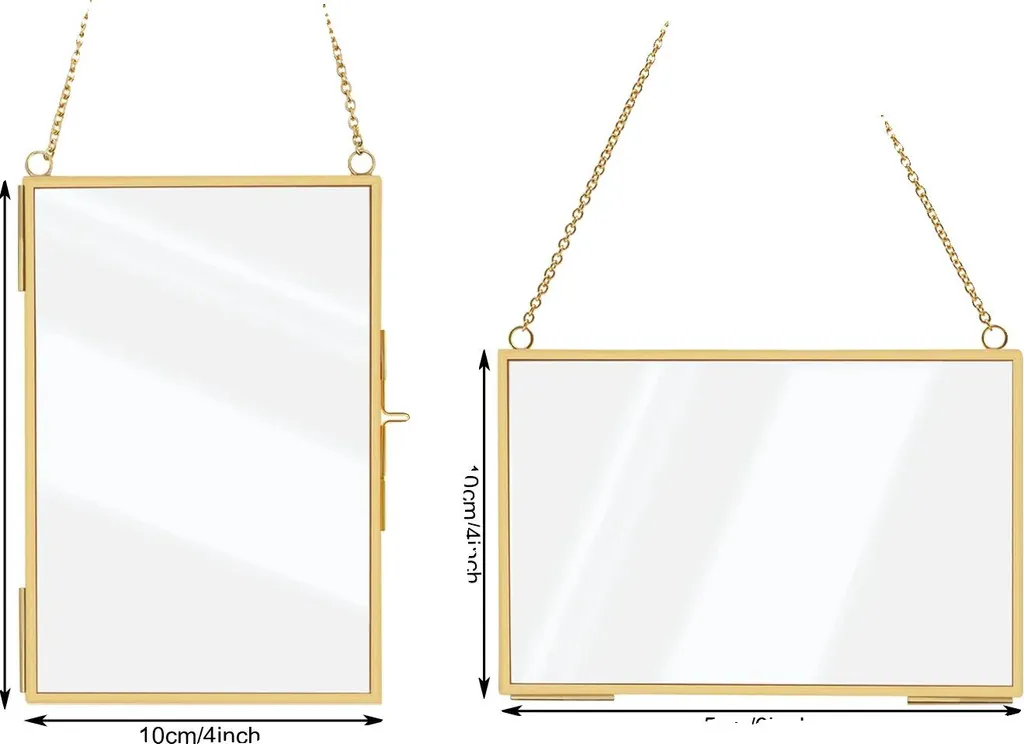 Cornice Oro Parete Moderna - Decorazione Elegante per Herbarium DIY
