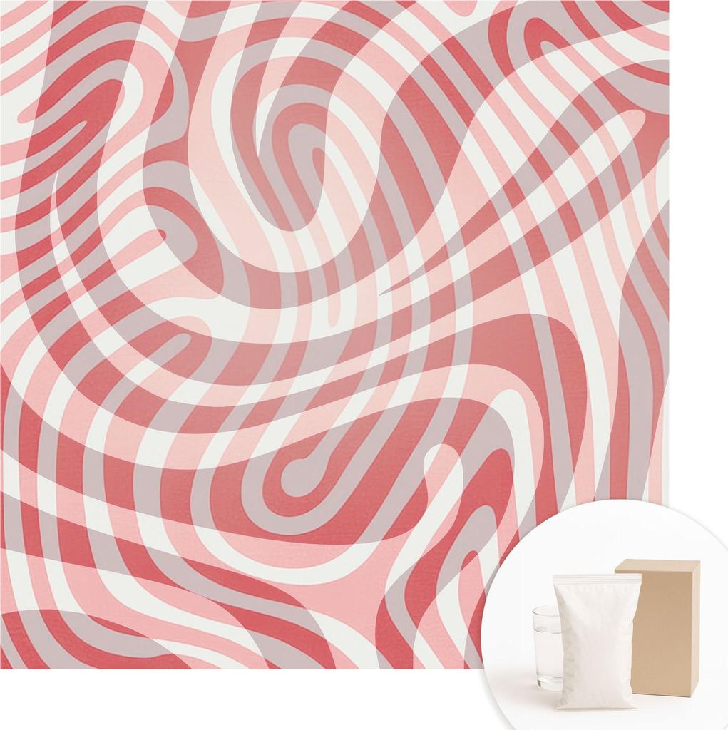 Fototapete - Wandbilder für Wohnzimmer - 250x250 cm - Dekorative Wandfolie - Modernes Design für Wanddekoration - Tapeten für Innenräume - Well...