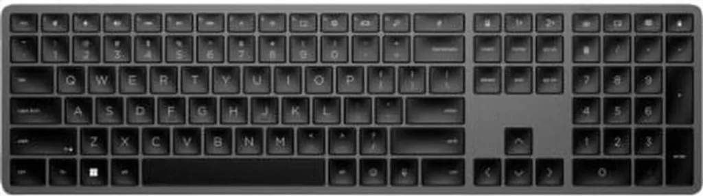 Clavier sans fil HP 975 noir pour télétravail et bureautique multi-écrans