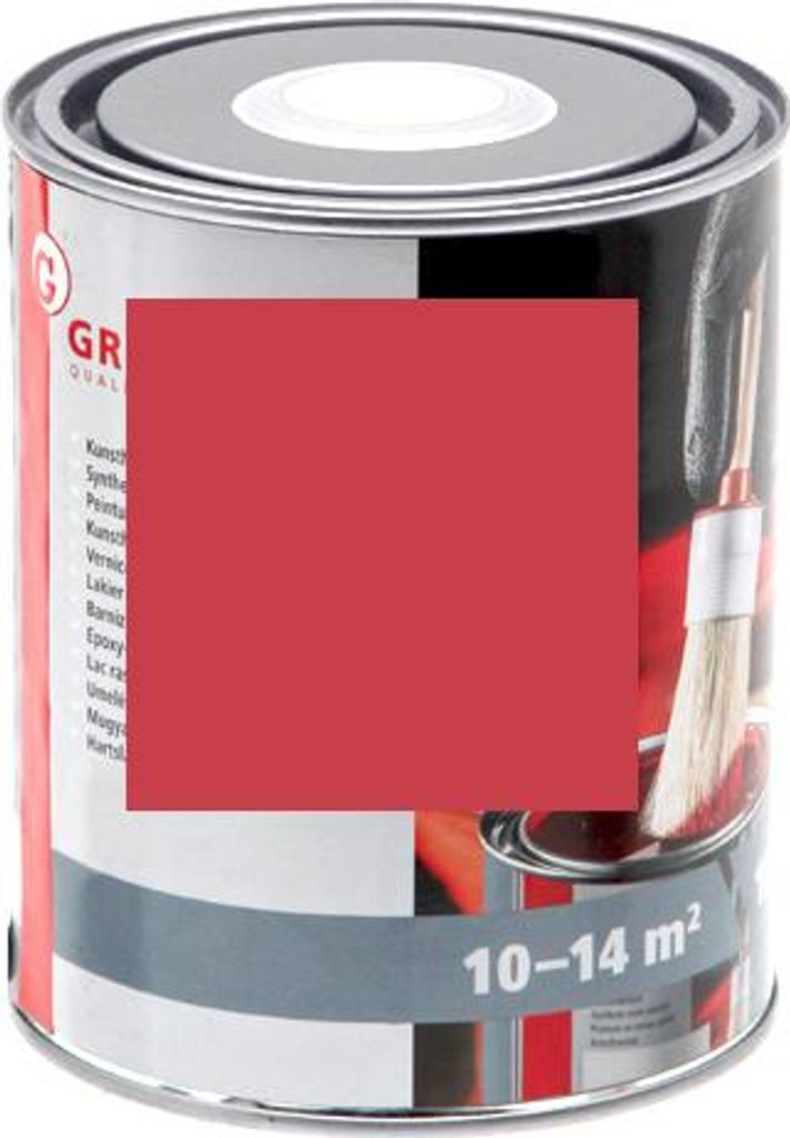 Lackierlack Erdbeerrot RAL 3018 WILCKENS GRANIT 1 l Dose