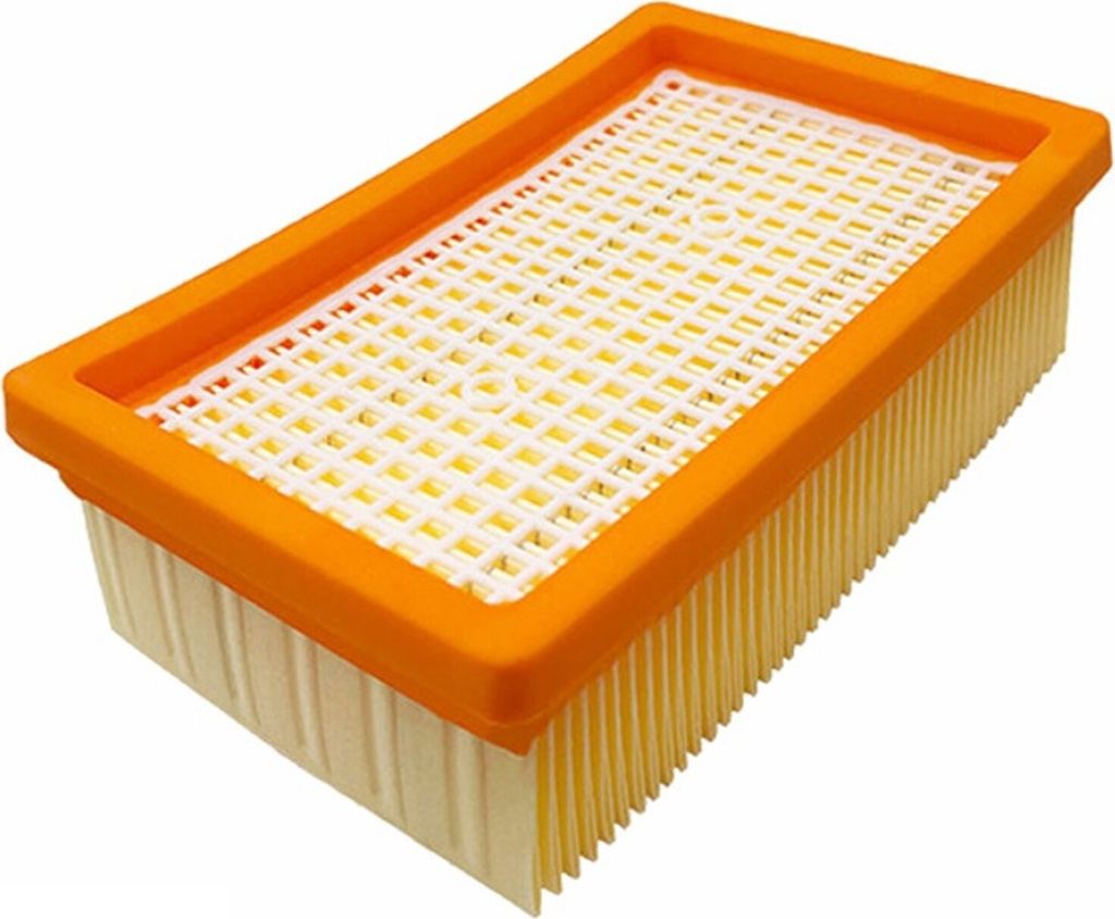 Flachfaltenfilter für Kärcher WD4 WD5 WD6 - Ersatzfilter für Nass- und Trockensauger, waschbar, langlebig, effektive Staubfiltration in Werkstat...