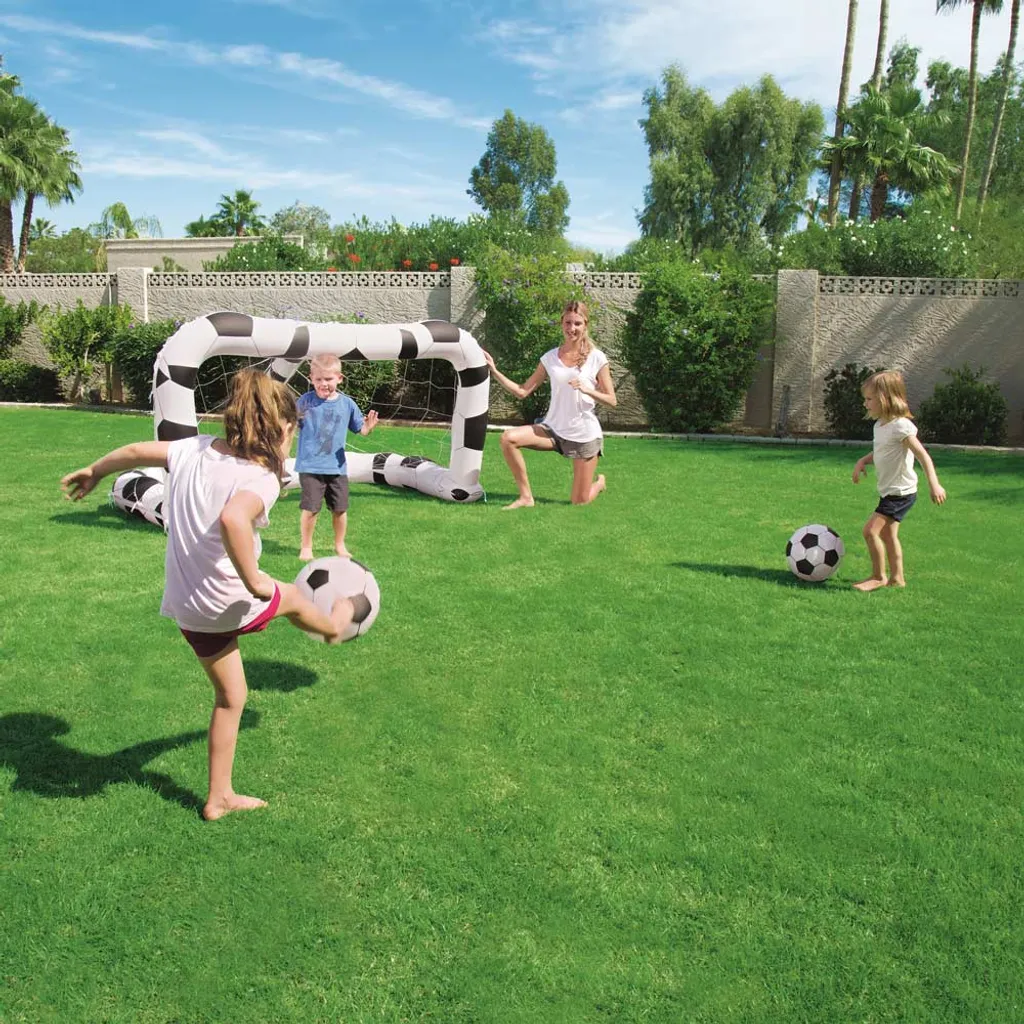 But de football gonflable Bestway 52058 avec 2 ballons pour enfants - 26