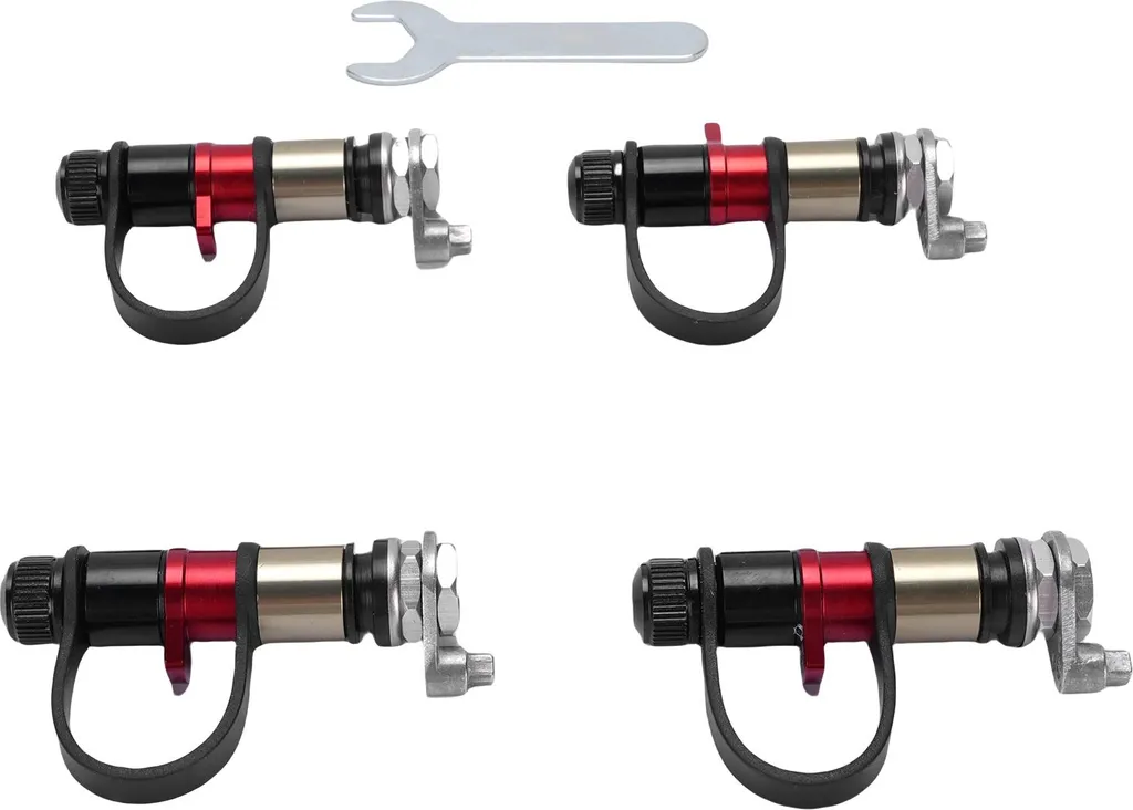 Valves dégonflage pneus rapides compatibles capteurs TPMS noirs