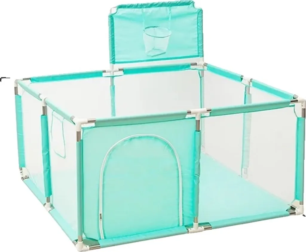 Parc pour Bébé IMBABY Vert - Aire de Jeu Sécurisée pour Salon et Chambre