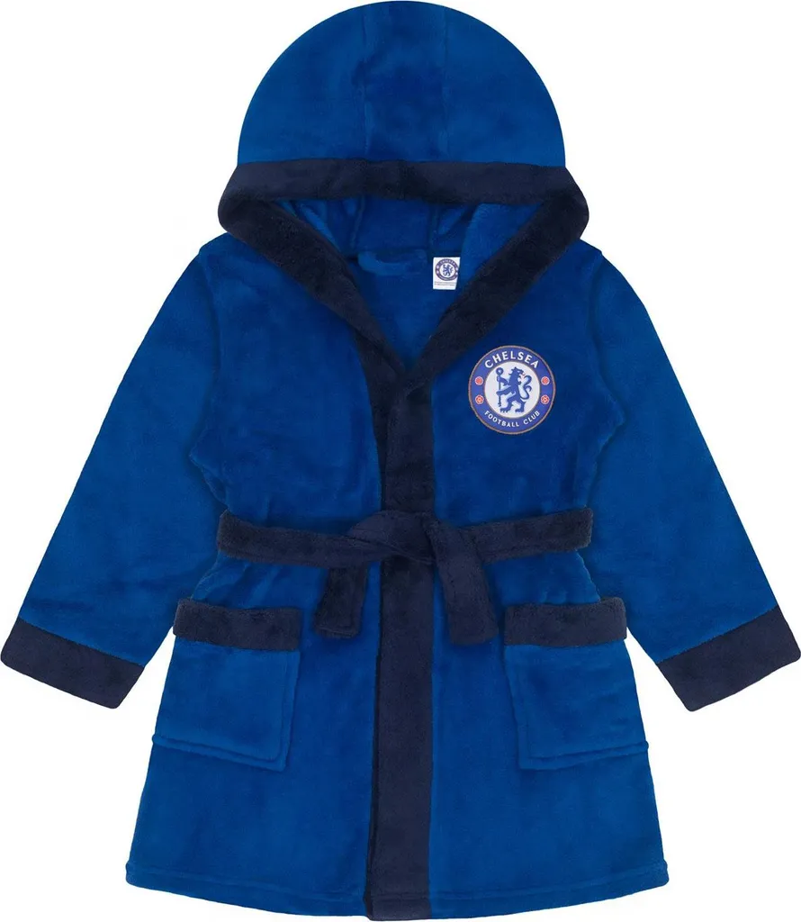 Chelsea FC - Vestaglia per bambino, in pile GF706 (68) (blu reale)