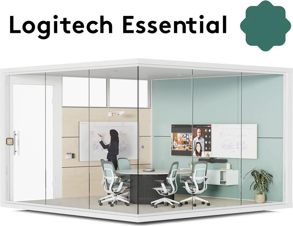 Logitech Essential for Rooms Plan d'un an pour visioconférence fiable