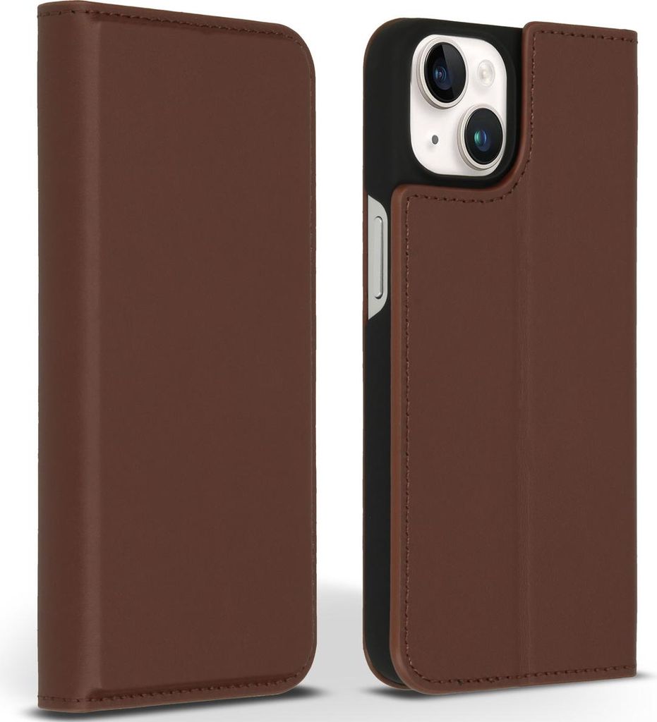 Accezz Premium Leather Slim Bookcase pour l'Apple iPhone 14 Image du produit 