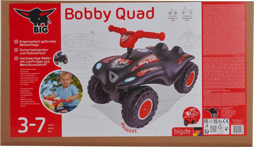 BIG Bobby Quad Racing Rot Obrázok produktu 