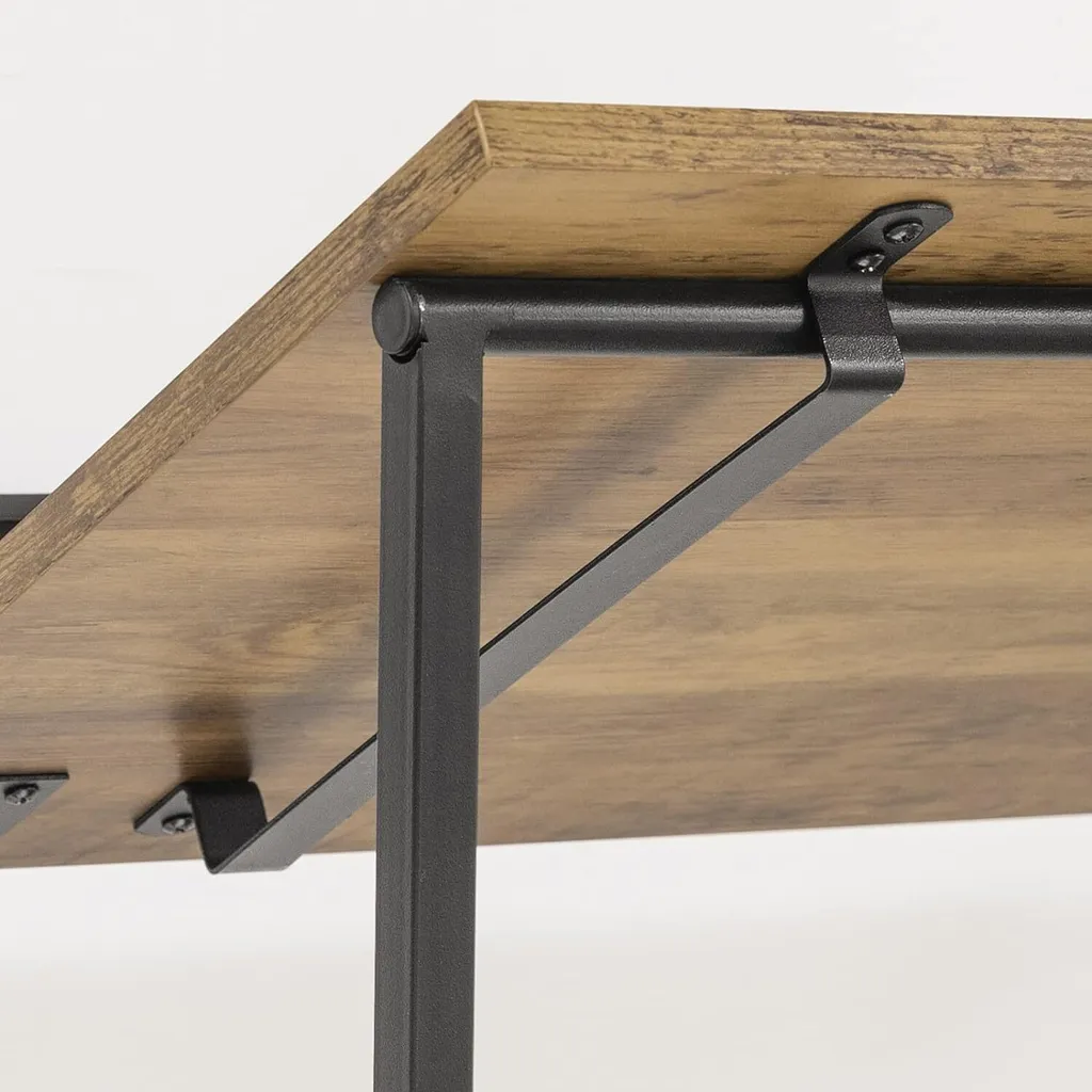 Table de travail pliable gain de place pour bureau à domicile 63x77 cm - 7