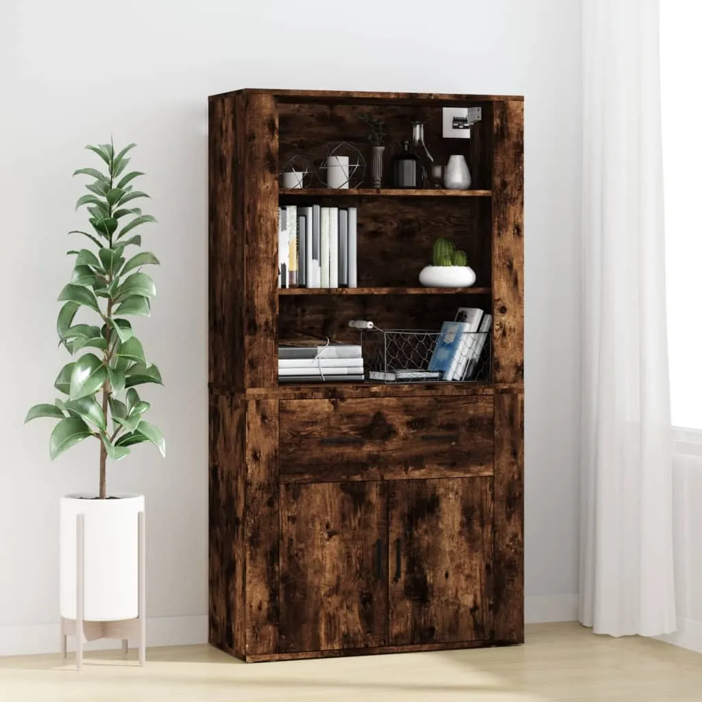 vidaXL Madia Rovere Fumo - Crea un'Atmosfera Accogliente in Casa