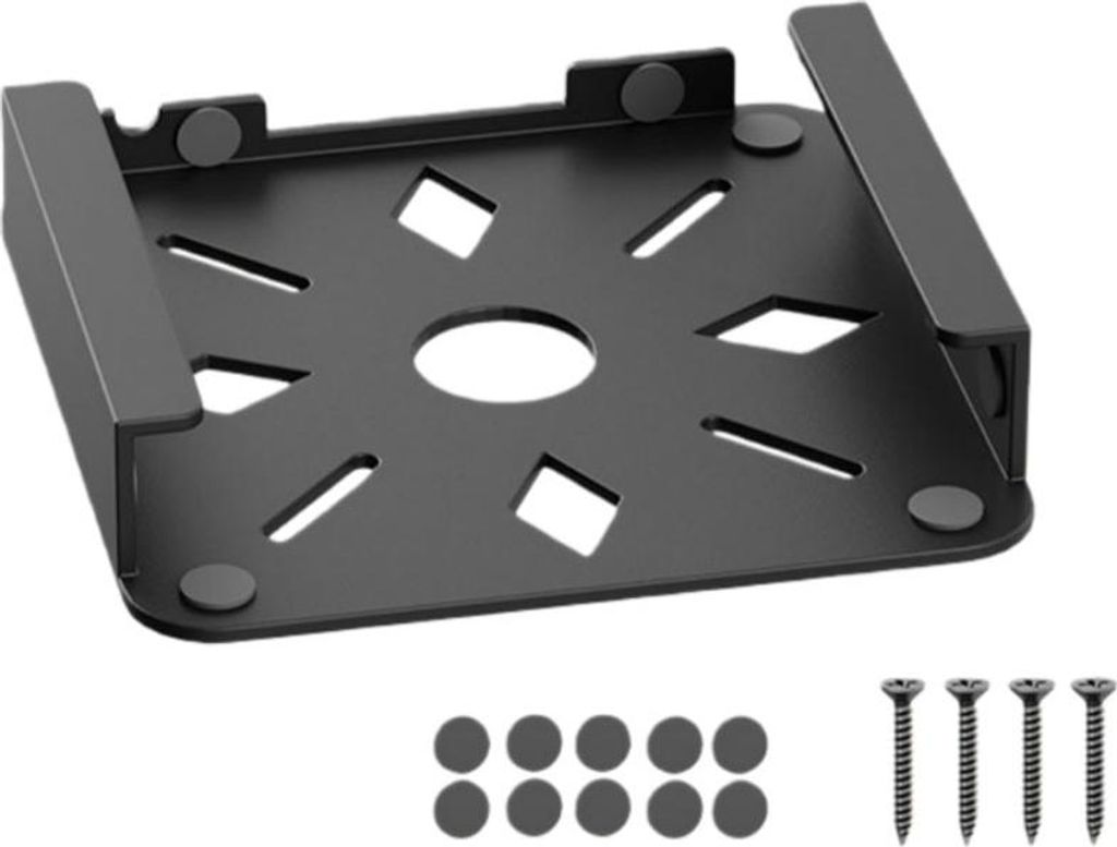 INF Mac Mini Wandhalterung - Groß, Kohlenstoffstahl, Platzsparende Halterung