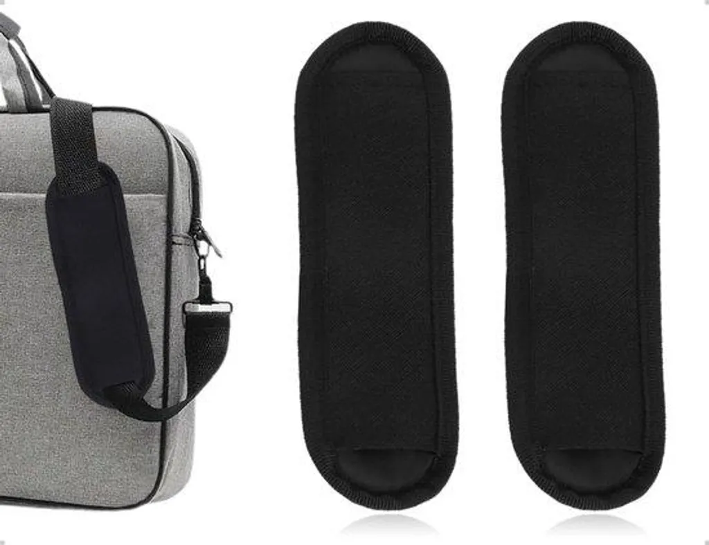 Sangles amovibles pour sac à dos rembourrées noir - Lot de 2 unités