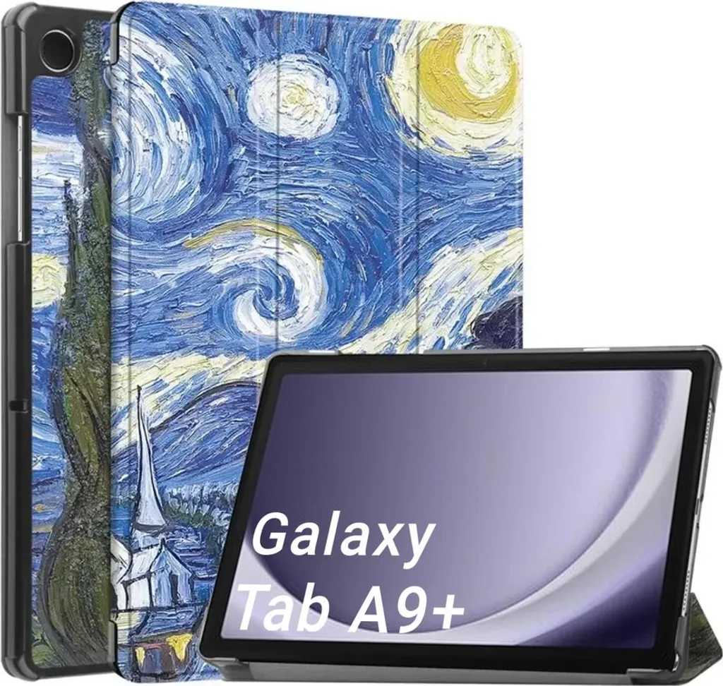Custodia Samsung Tab A9 Plus per Bambini e Famiglia - Cielo Stellato