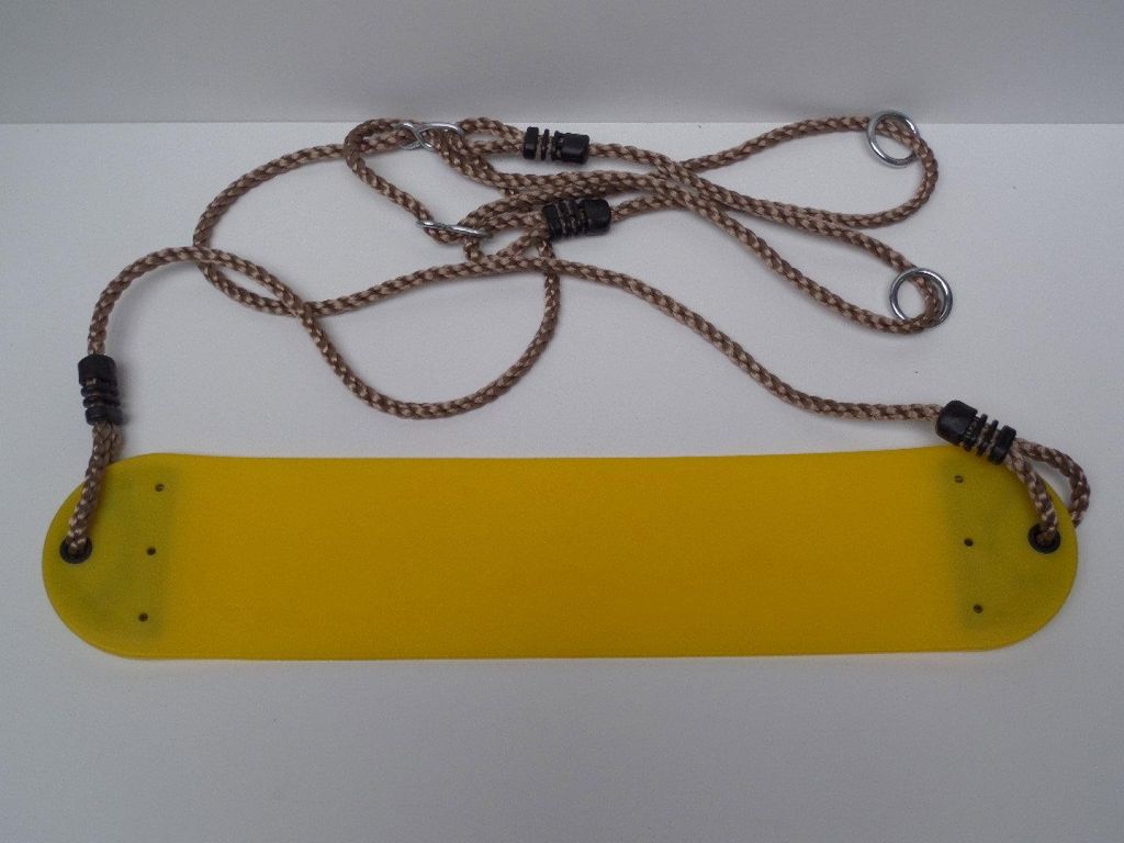 Elastischer Schaukelsitz Gelb Kinderschaukel Schaukel für Produktbild 