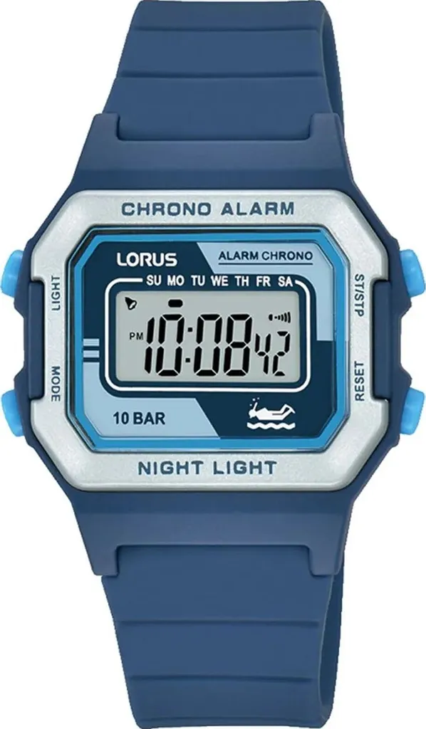 Lorus R2319QX9 Orologio Digitale Bambino Blu 100m - Spedizione Rapida