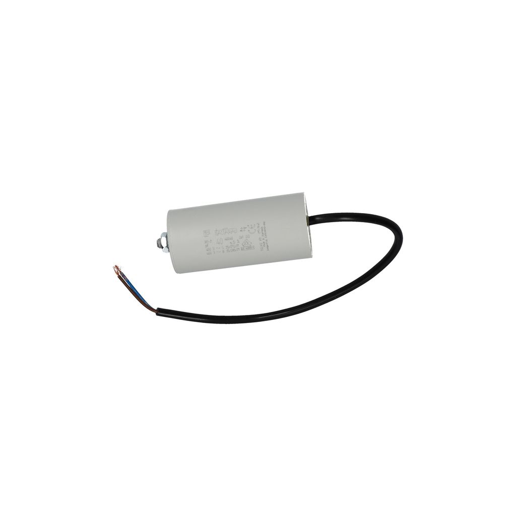 Universal Kondensator Anlaufkondesator 40μF 450V mit Kabel Befestigungsschraube