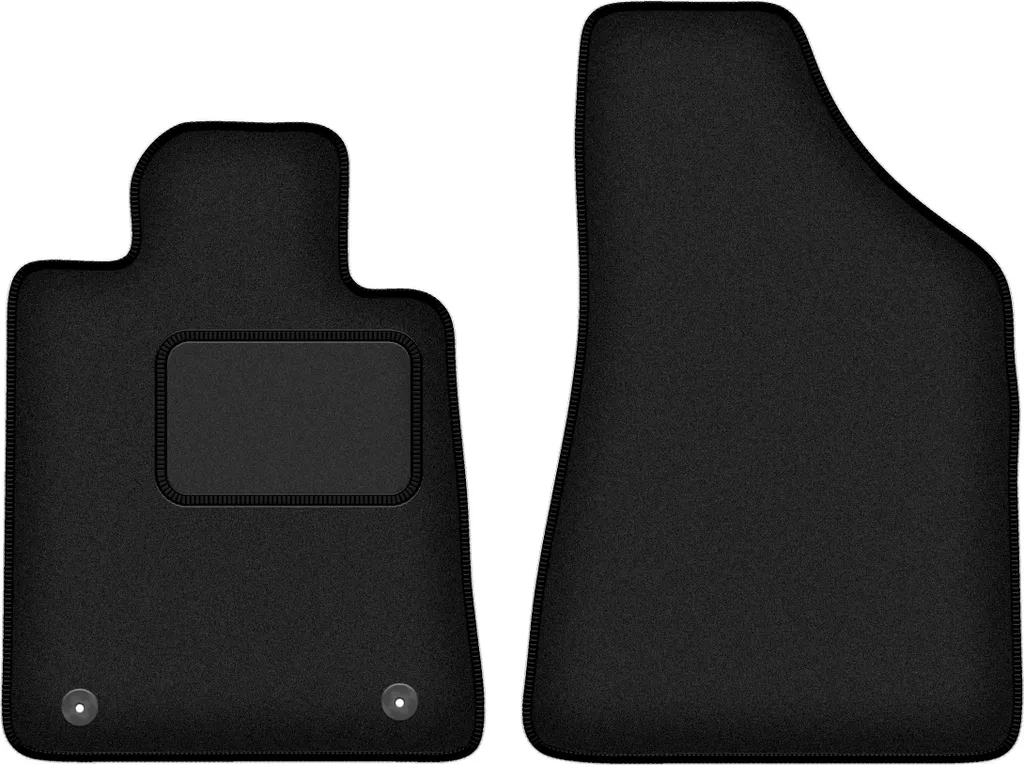 Tappetini Renault Safrane (1992-2000) Velours Neri - Set 2 Pezzi