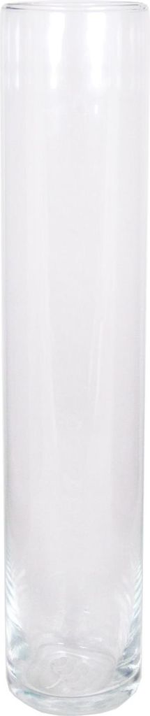 INNA-Glas Boden Vase Zylinder Sanya Ocean, klar, 50 cm, Ø 10 cm - Dekovase