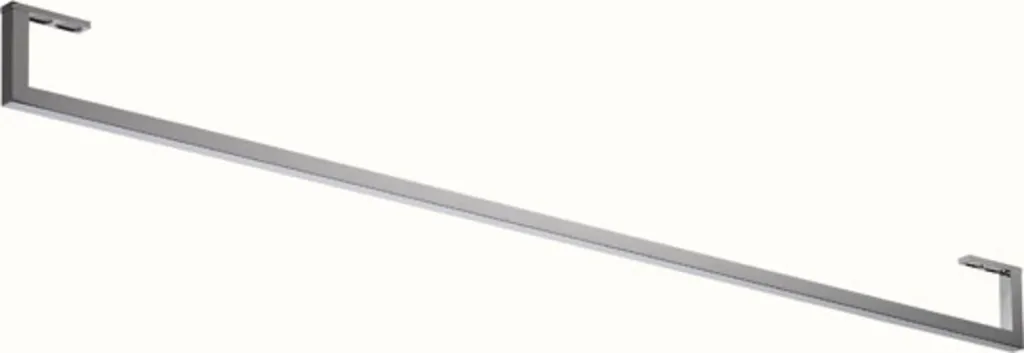 Porte-serviettes design carré 1009mm Duravit Vero en laiton finition chrome