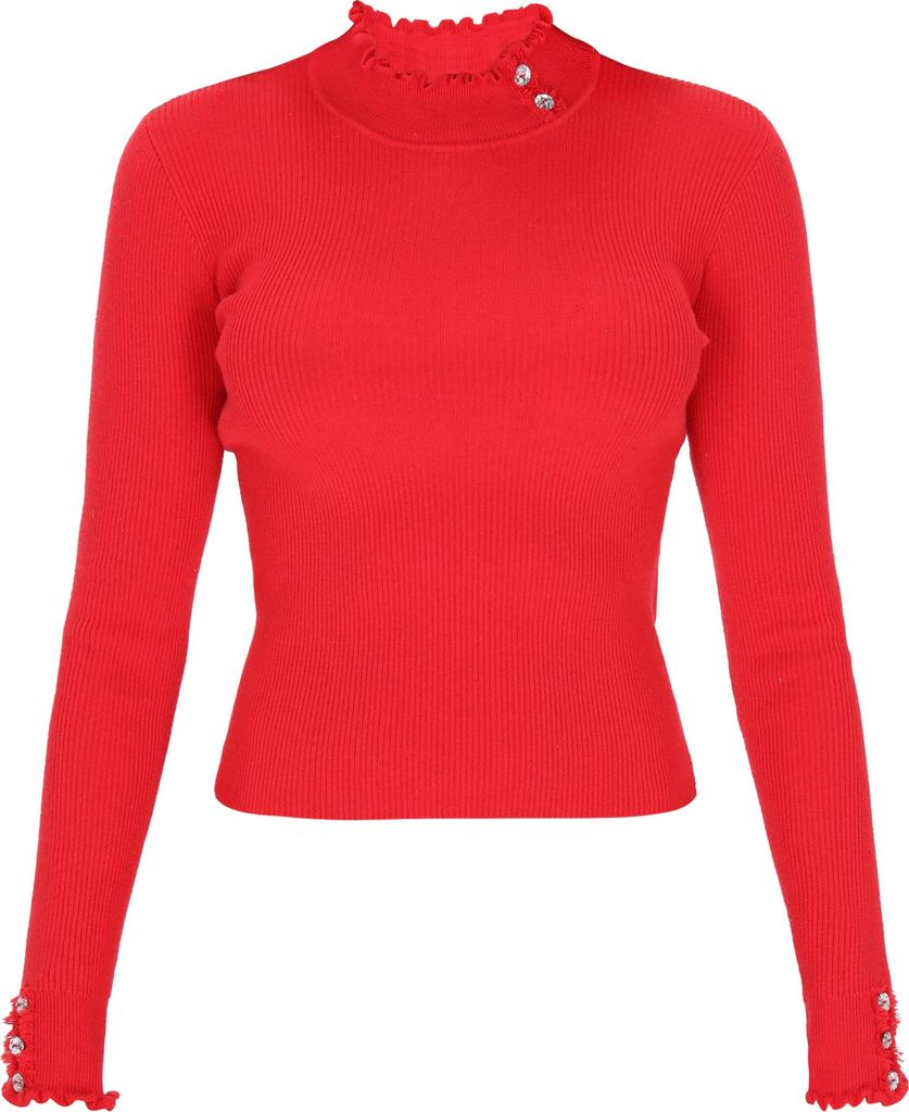 Pull pour femme NAEMI - rouge, taille XS/S Image du produit 