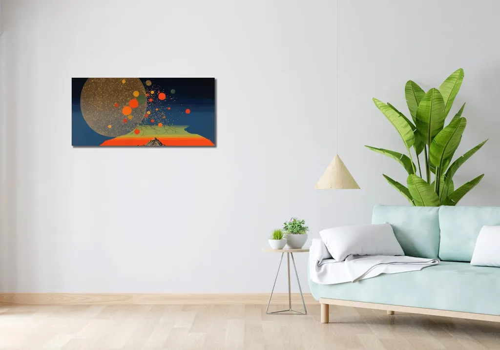 Image Exposition An Licht 90x40 cm Impression Haute Qualité Murale