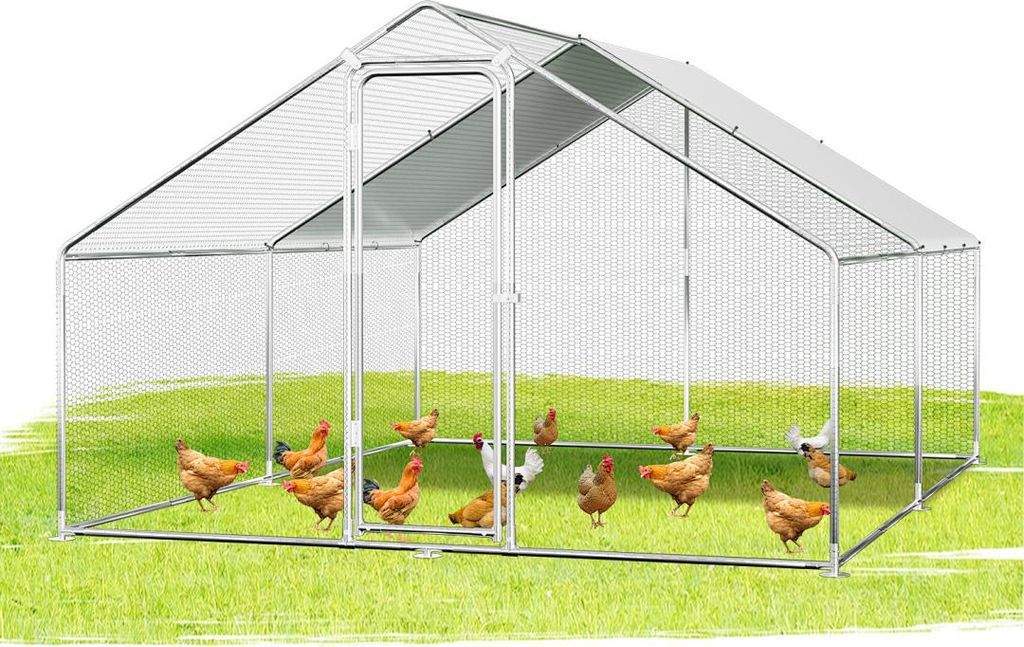 Recinto ruspante Izrielar 3x4x2m - pollaio in metallo con Immagine del prodotto 