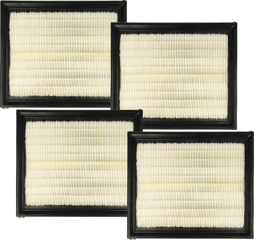 vhbw Filterset 4x Staubsaugerfilter kompatibel mit Protool Festool VCP 480 E-M AC, 360 E-M, 480 E-L AC, 480 AC Staubsauger - Hauptfilter