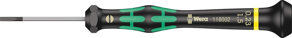 Wera 2035 Elektronik-Schlitzschraubendreher, 0,23 x 1,5 x Produktbild 