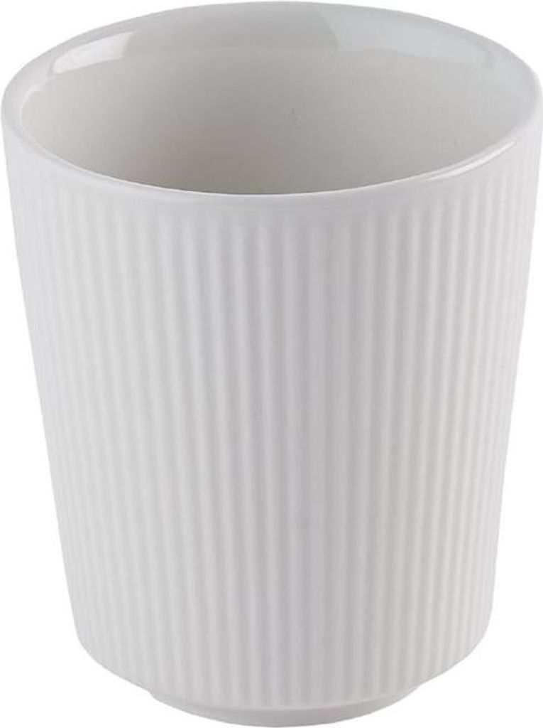 Churchill, weiße Tassen ohne Henkel, 354 ml, (12 Stück)