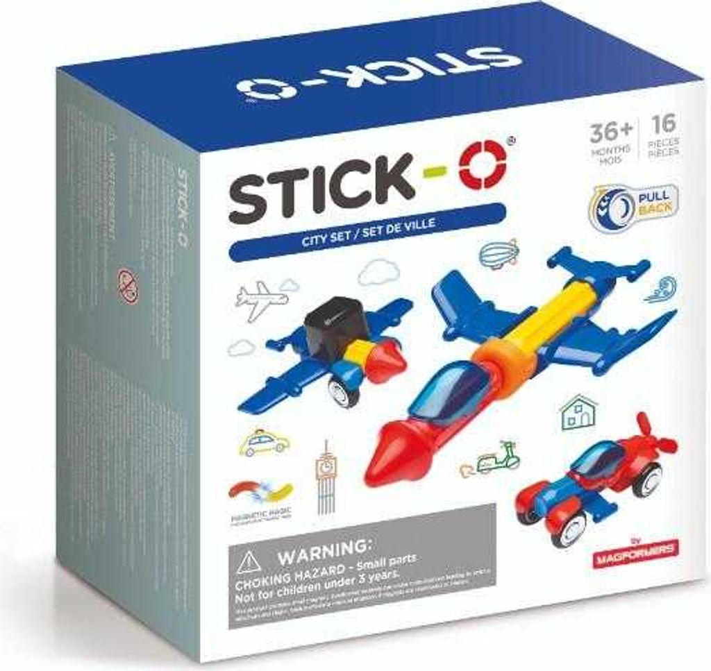 Zestaw magnesów Stick-O - Pojazdy Zdjęcie produktu 