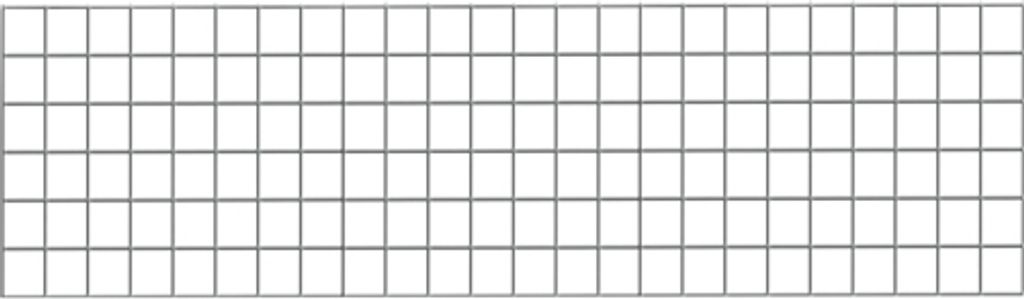 Drahtgitter-Rückwand für Schulte Fachbodenregale mit Stecksystem | HxB 30x120cm | Glanzverzinkt
