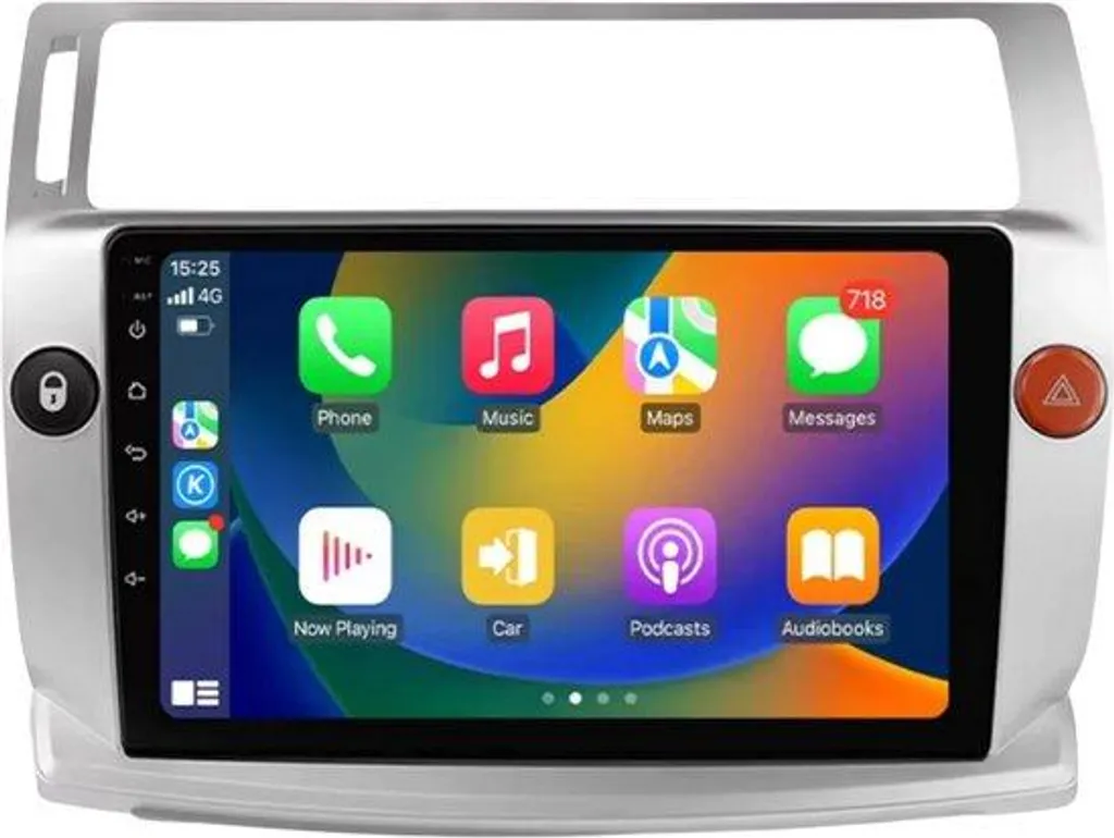 Autoradio tactile avec navigation GPS pour Citroën C4 et C-Quatre