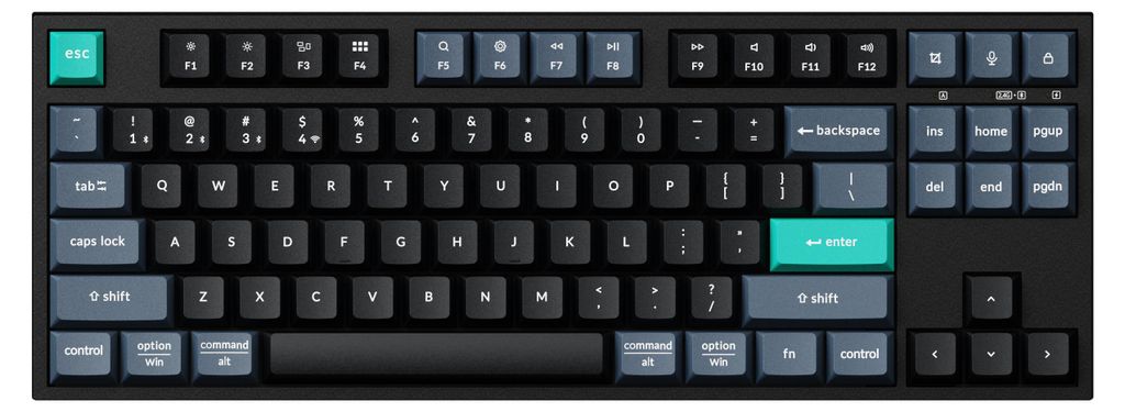 Keychron B33 Kabellose Tastatur 2,4 GHz / Bluetooth - 80% Immagine del prodotto 